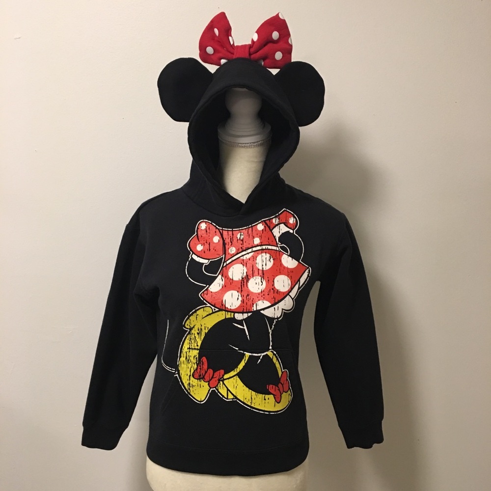 Disneyland Minnie Mouse Distressed Hoodie